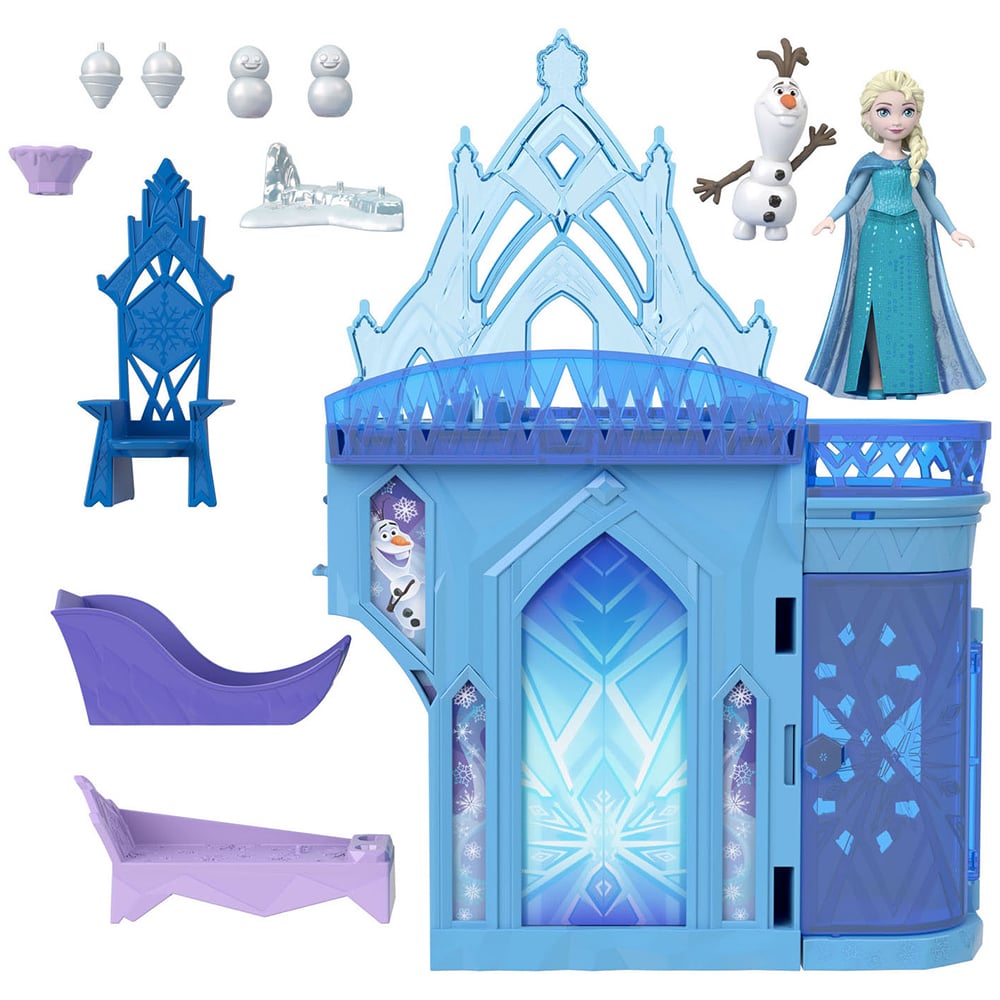 Игровой набор Disney Frozen Замок принцессы Эльзы, 9,5 см (HLX01) - фото 2