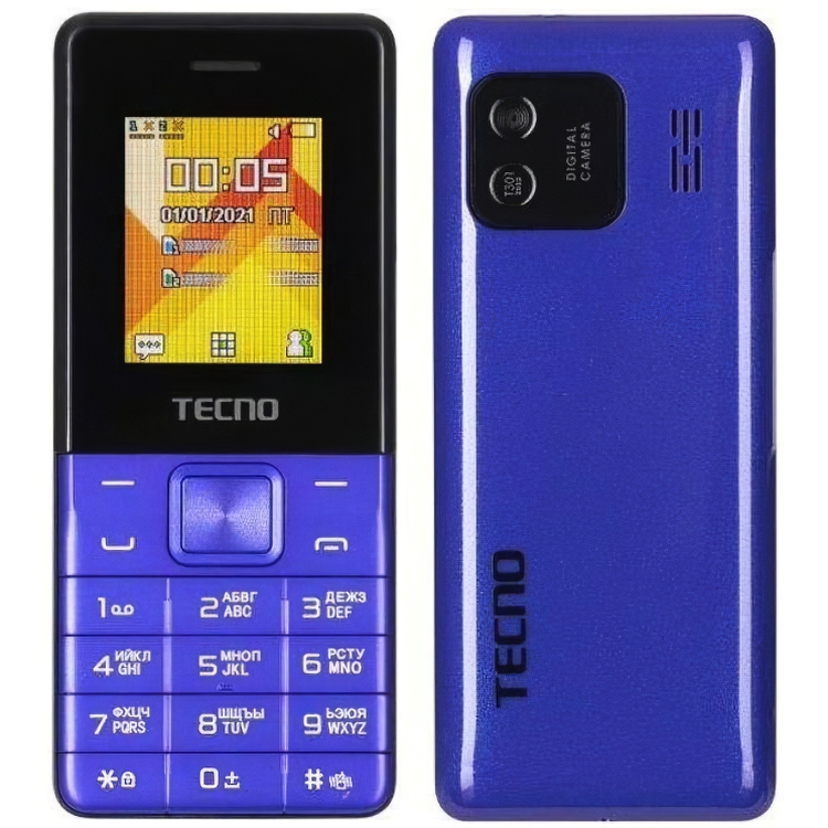 Мобільний телефон Tecno T301 2022 DS Blue (UA UCRF) - фото 1