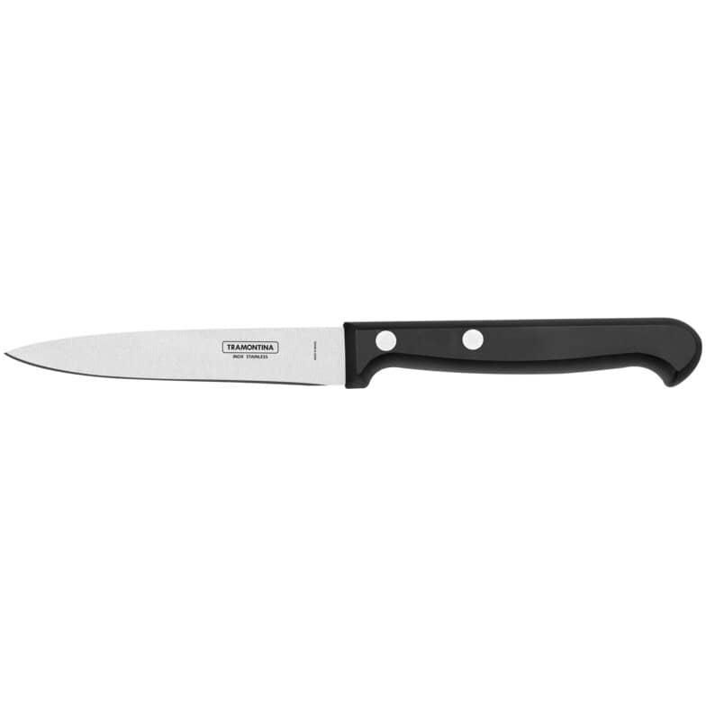 Нож кухонный для овощей Tramontina 102 мм Черный 000271971 - фото 1