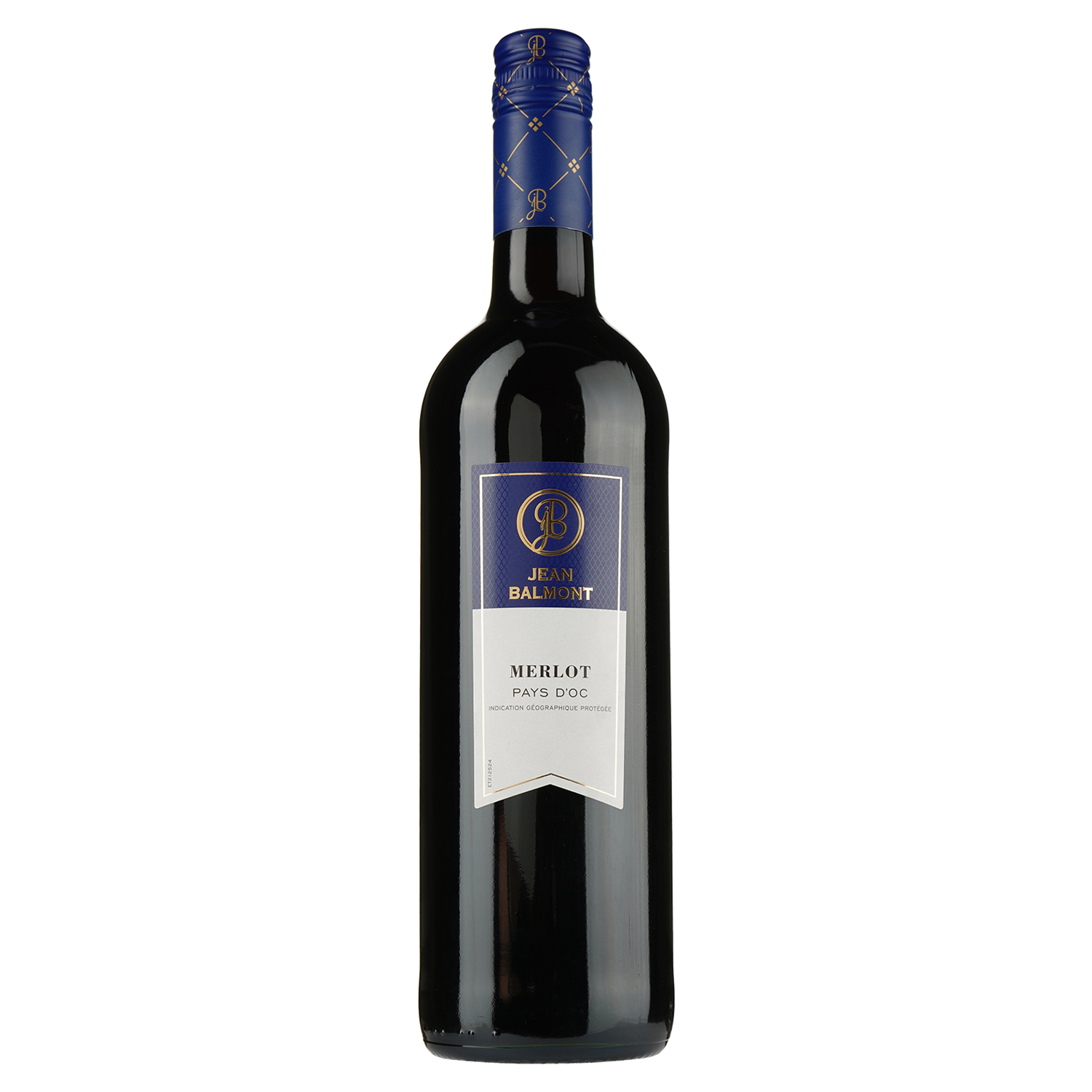 Вино Jean Balmont Мерло, сухе, червоне, 13%, 0,75 л - фото 1
