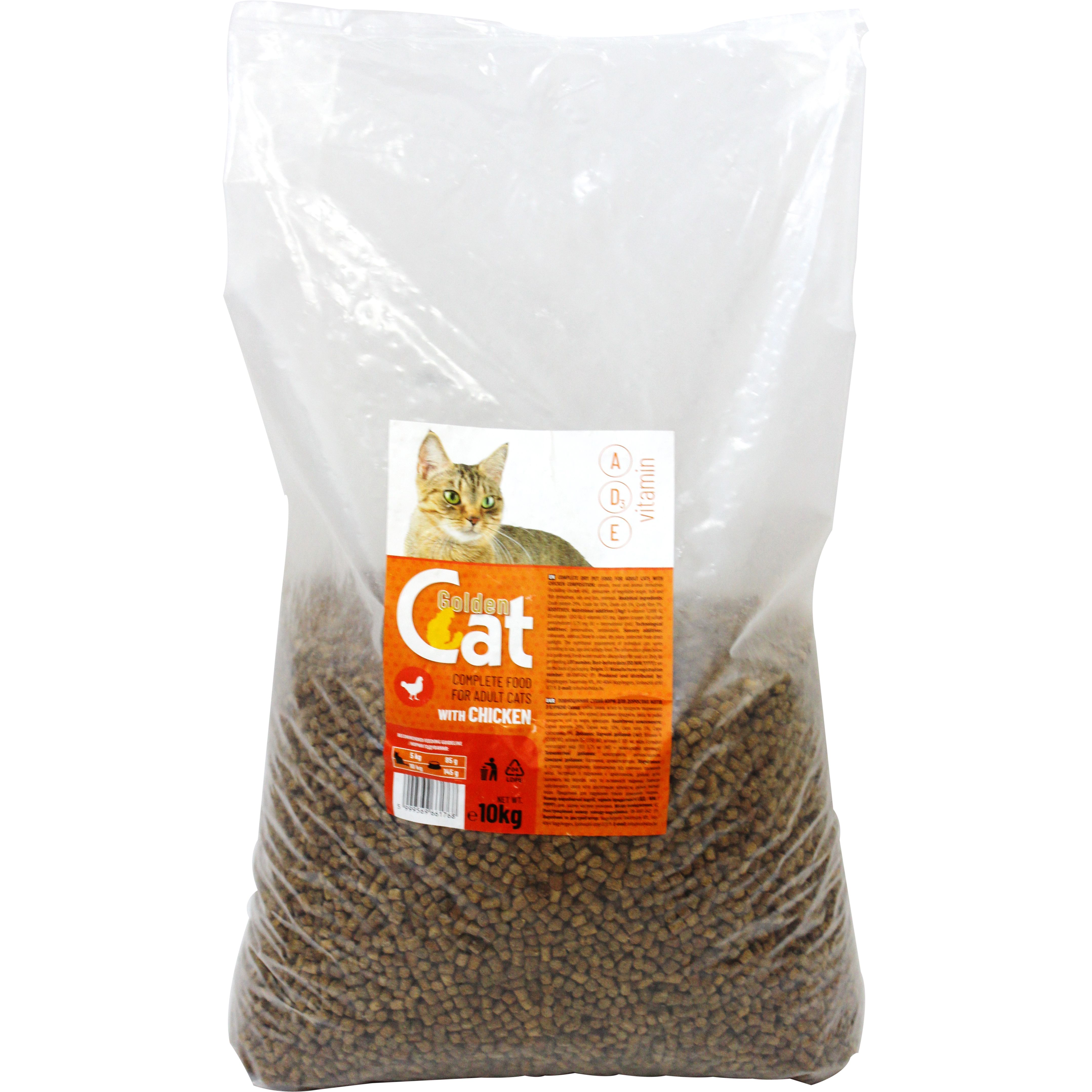 Сухий корм для котів Golden Cat зі смаком курки 10 кг - фото 1