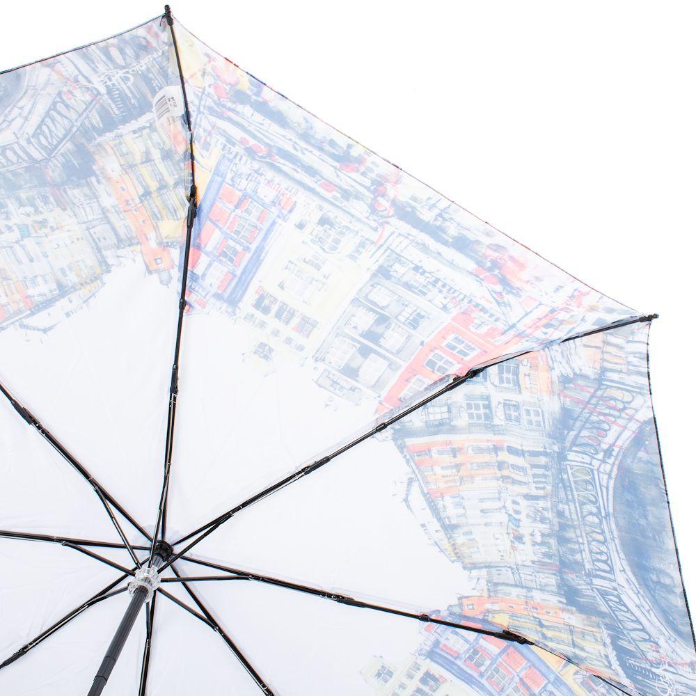 Жіноча складана парасолька механічна Art Rain 98 см різнобарвна - фото 3
