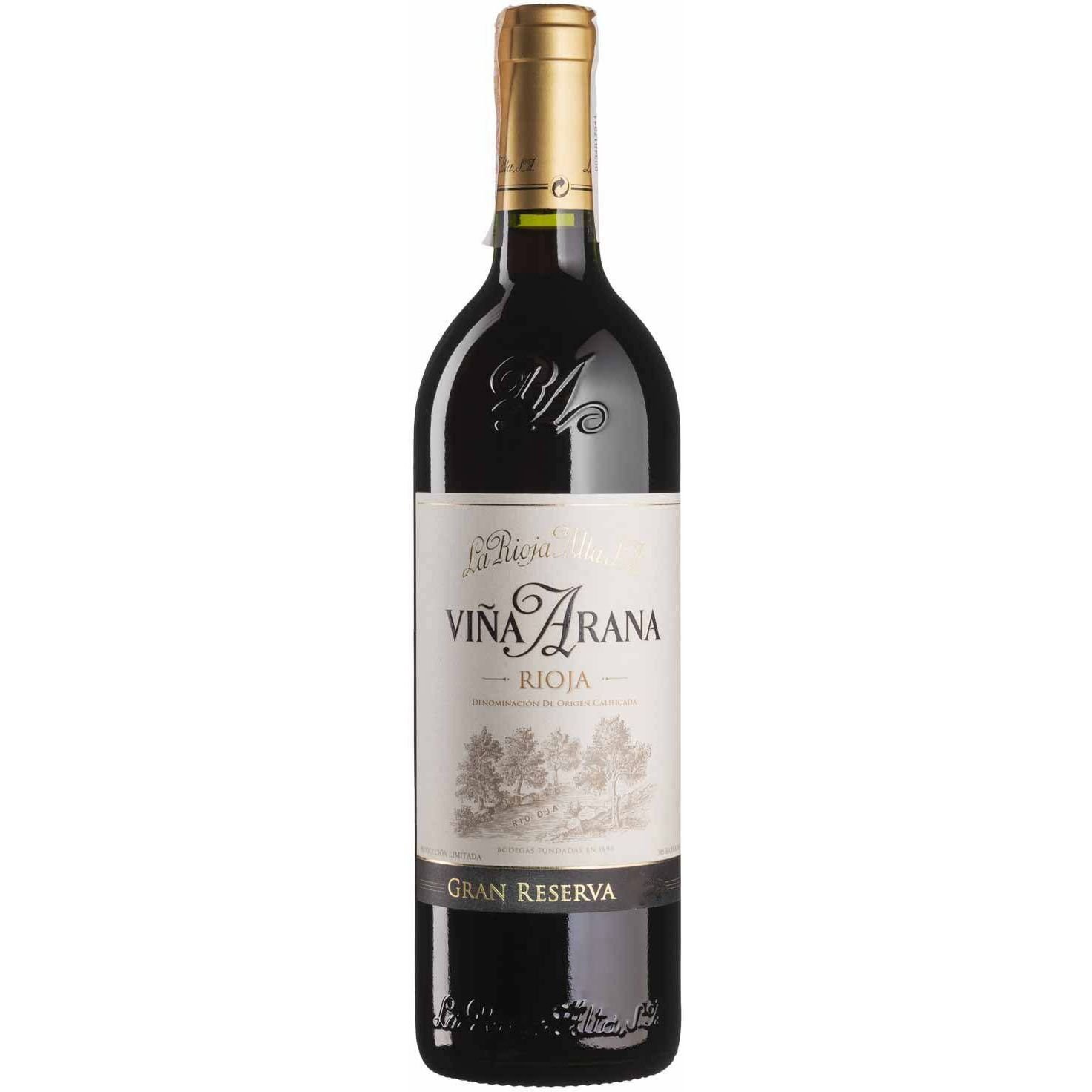 Вино La Rioja Alta Vina Arana Gran Reserva 2015, красное, сухое, 0,75 л - фото 1