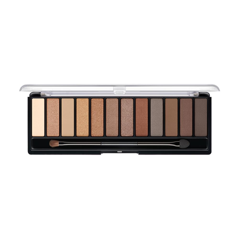 Палетка тіней для повік Rimmel Magnif'eyes Eye Countouring Palette, відтінок 001 (Nude), 14,16 г (8000019011857) - фото 2