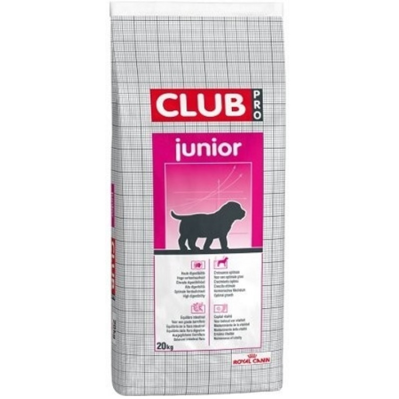 Сухой корм для щенков от 2 до 12 месяцев Royal Canin Club Pro Junior, 20 кг (2495200) - фото 1