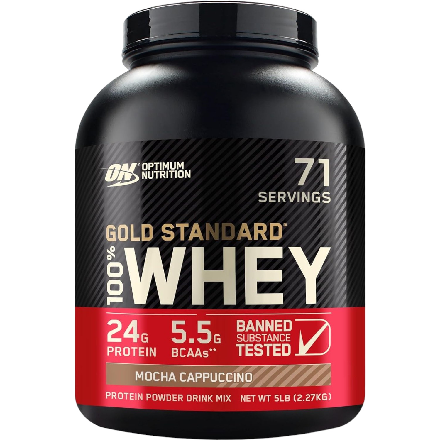 Сывороточный протеин Optimum Nutrition Whey Gold Standard Mocha cappucino 2.27 кг - фото 1