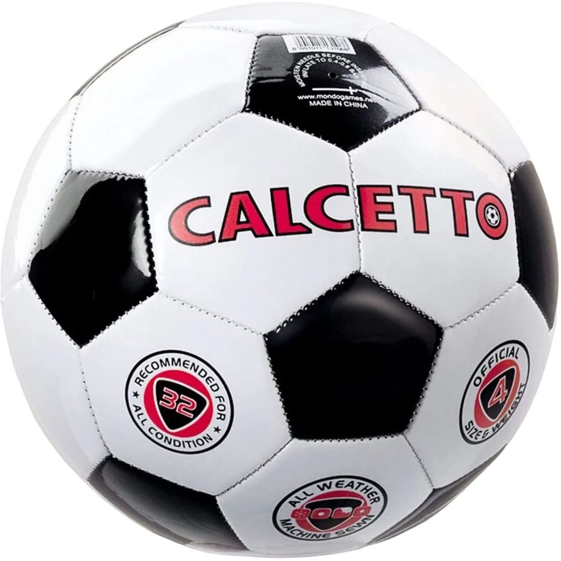 Футбольний м'яч Mondo Calcetto, розмір 4 (13106) - фото 1