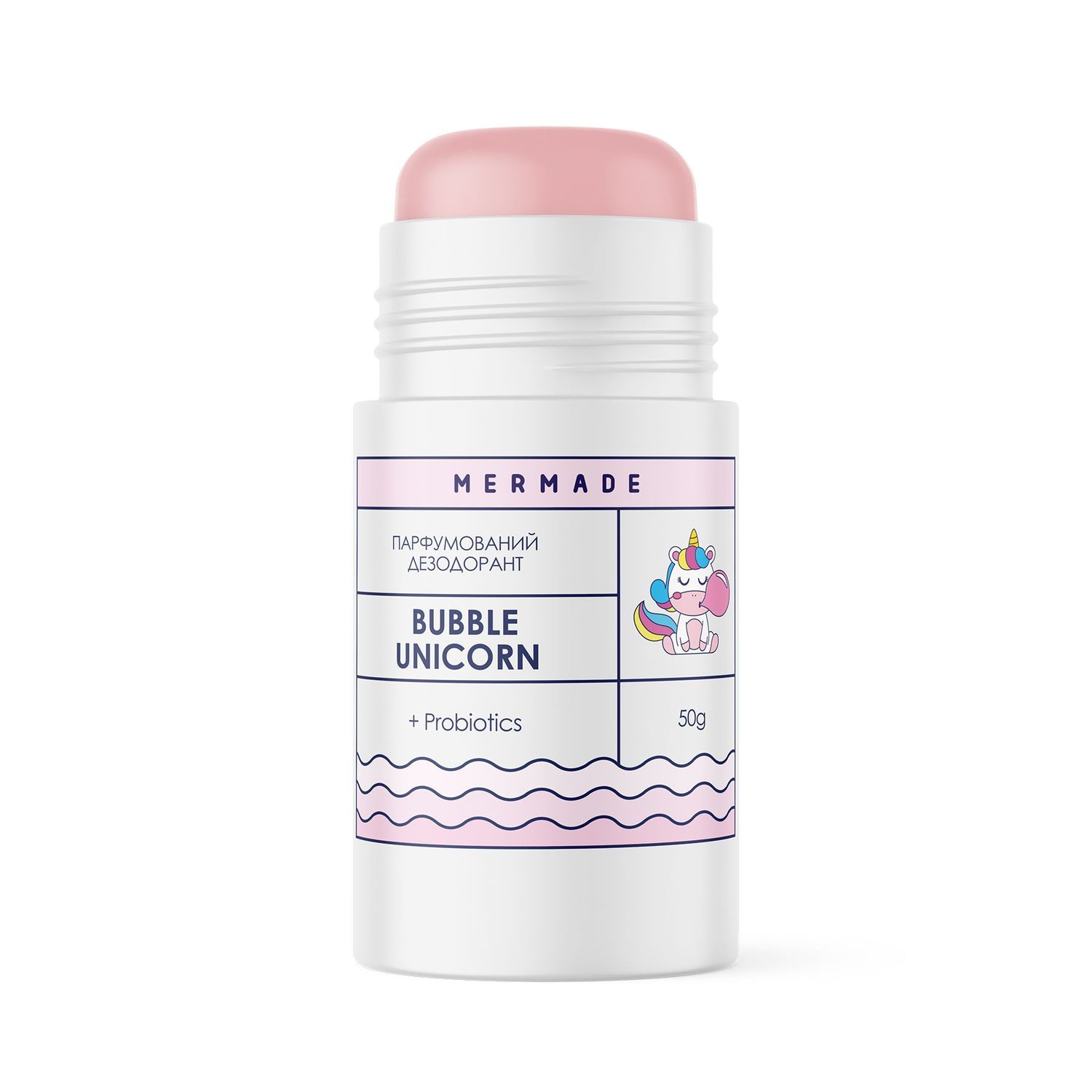 Парфумований дезодорант Mermade Bubble Unicorn, з пробіотиком, 50 г - фото 2