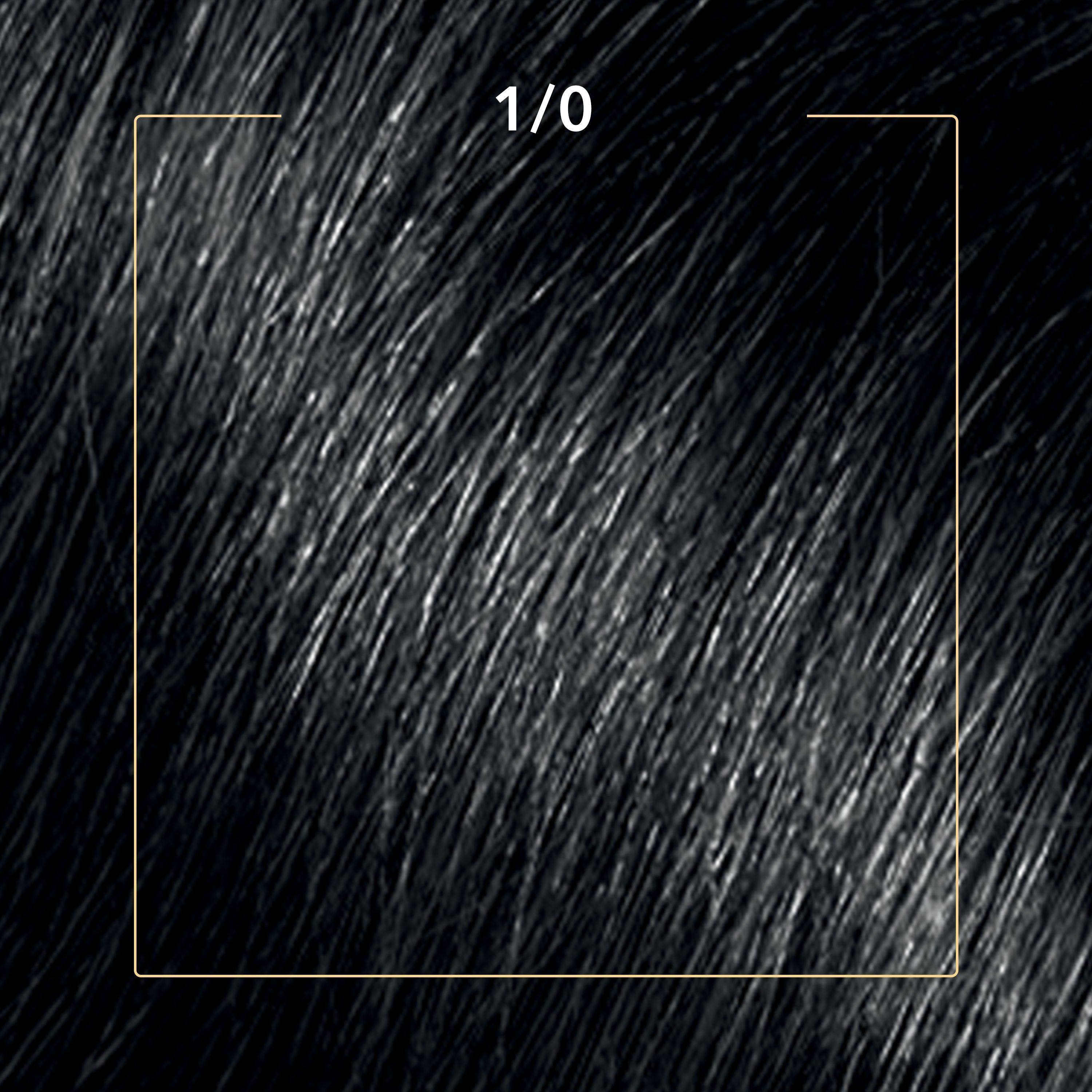 Стойкая крем-краска для волос Wella Color Perfect 1/0 Черный (4064666598253) - фото 2