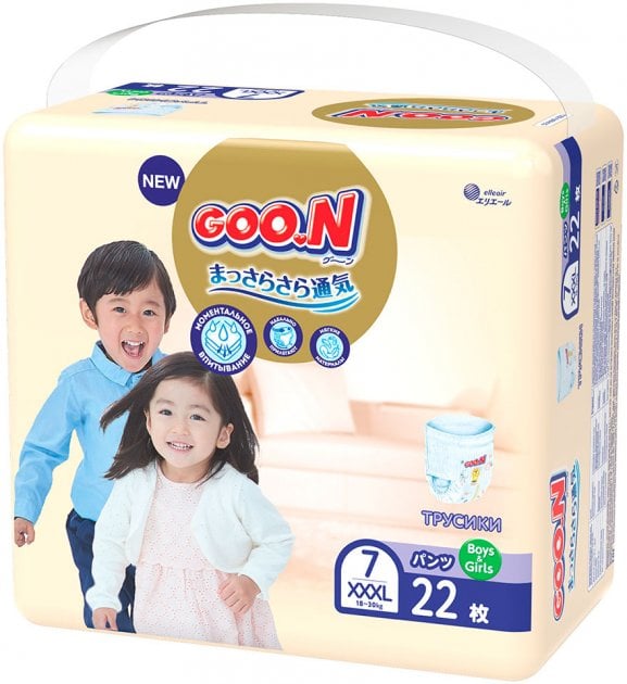 Підгузки-трусики Goo.N Premium Soft 7 (18-30 кг), 22 шт. - фото 2