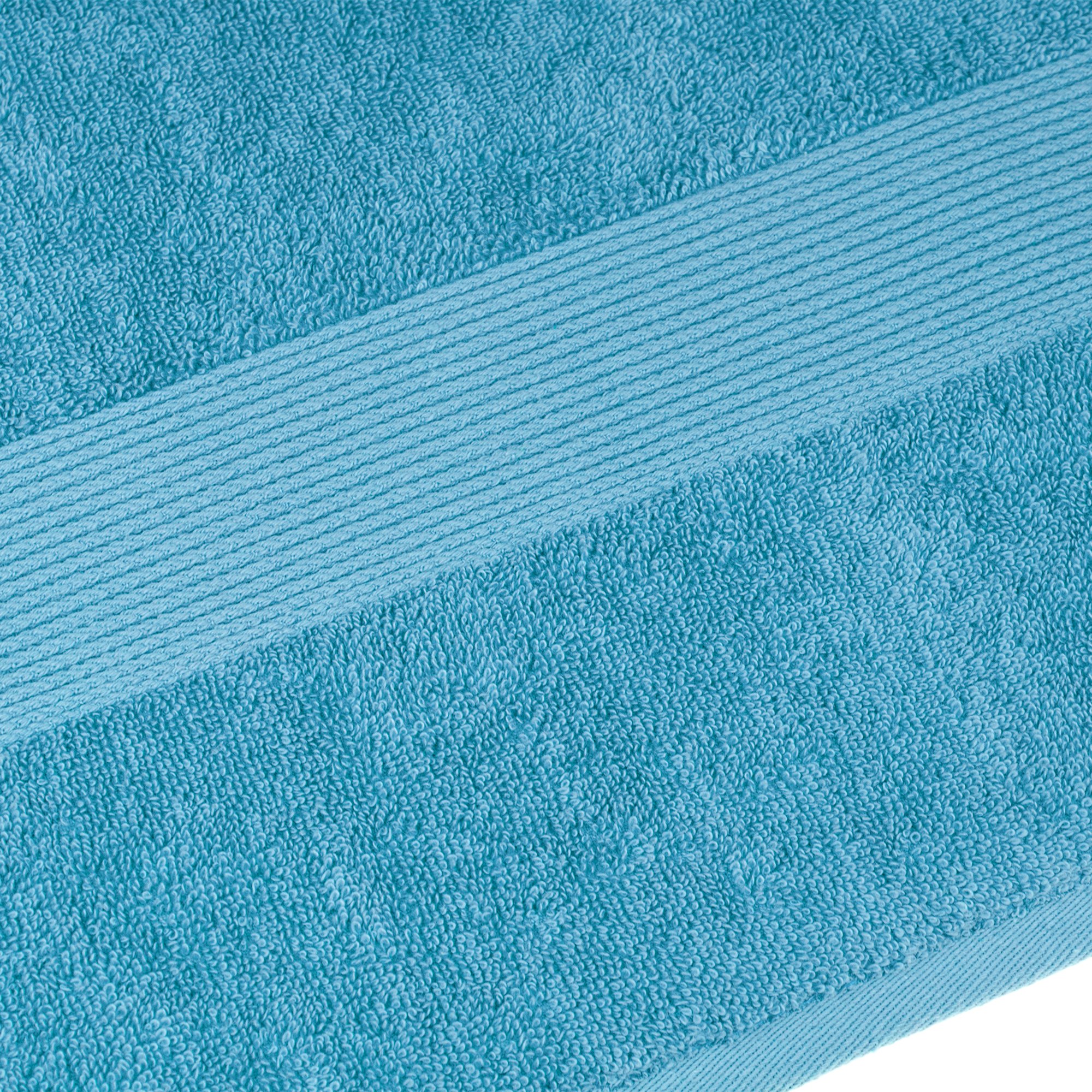 Полотенце махровое Home Line, с бордюром, 500 г/м², 90х50 см, голубой (165679) - фото 2