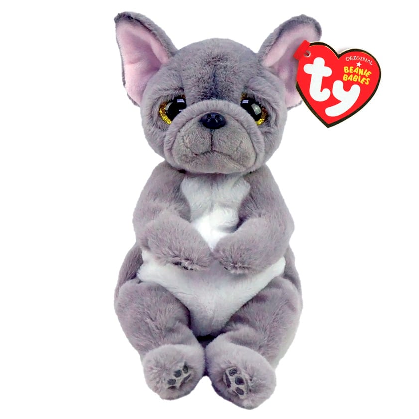 М'яка іграшка Ty Beanie Bellies Пес Wilfred, 20 см, сірий (40596) - фото 1
