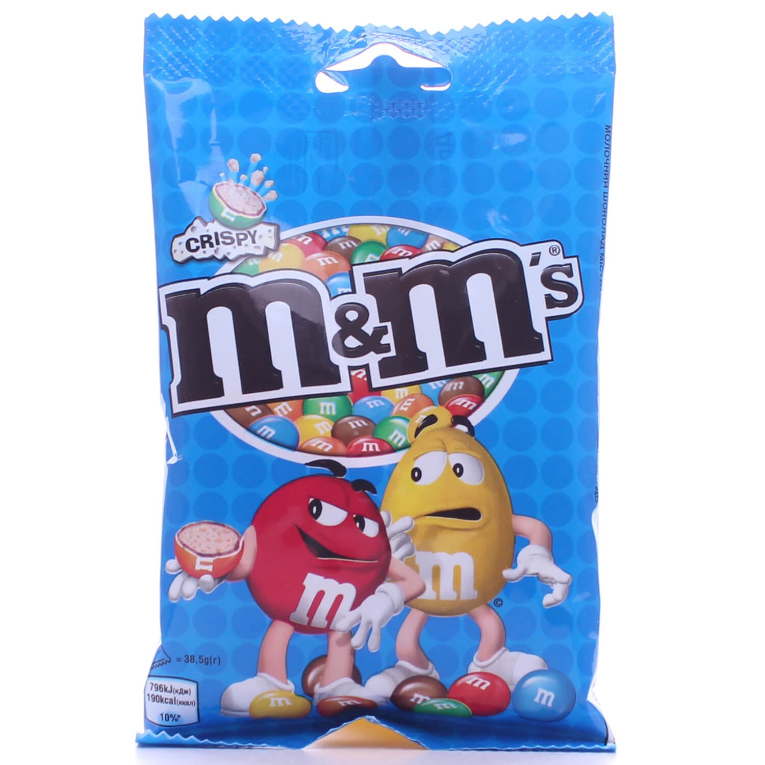 Драже M&M's с рисовыми шариками в молочном шоколаде 77 г (788245) - фото 1