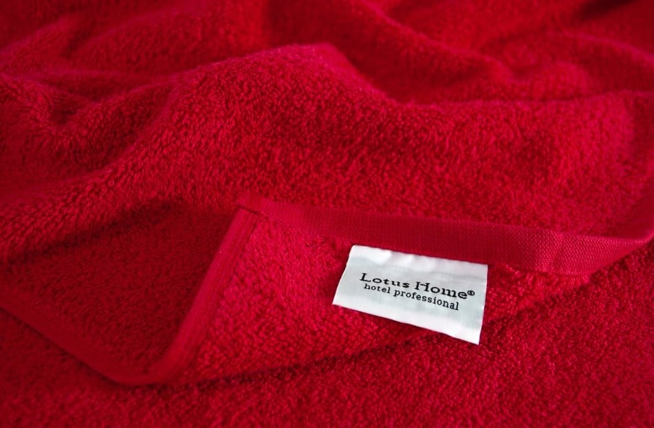 Полотенце Lotus Home Hotel Basic, махровое, 140х70 см, красный - фото 2