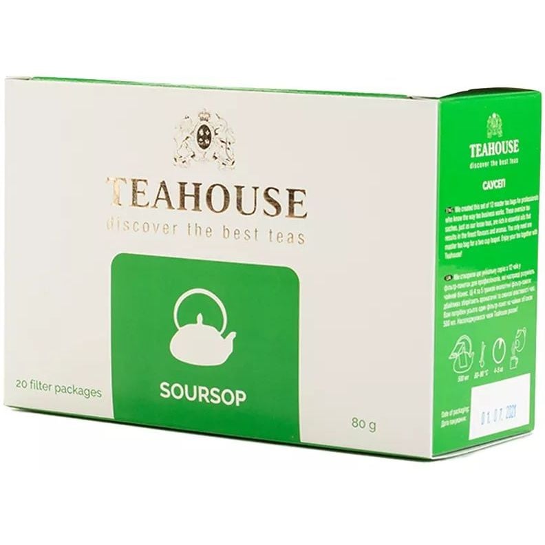 Чай зеленый Teahouse Sausep 80 г (20 шт. х 4 г) - фото 1
