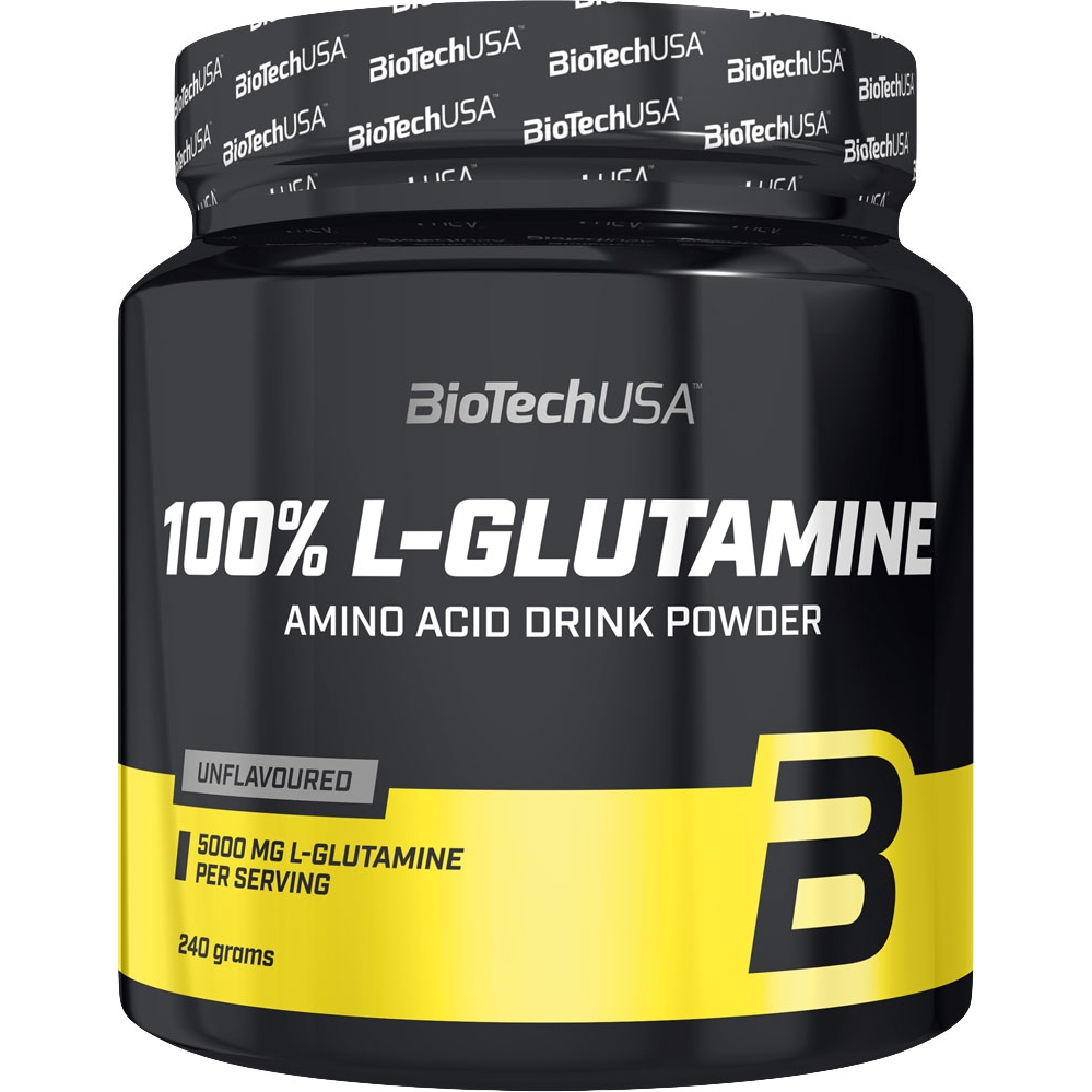 Глютамін BioTech 100% L-Glutamine 240 г - фото 1