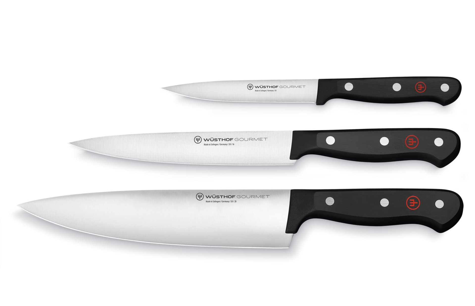 Набір ножів Wuesthof Gourmet, 3 предмети (1125060307) - фото 2