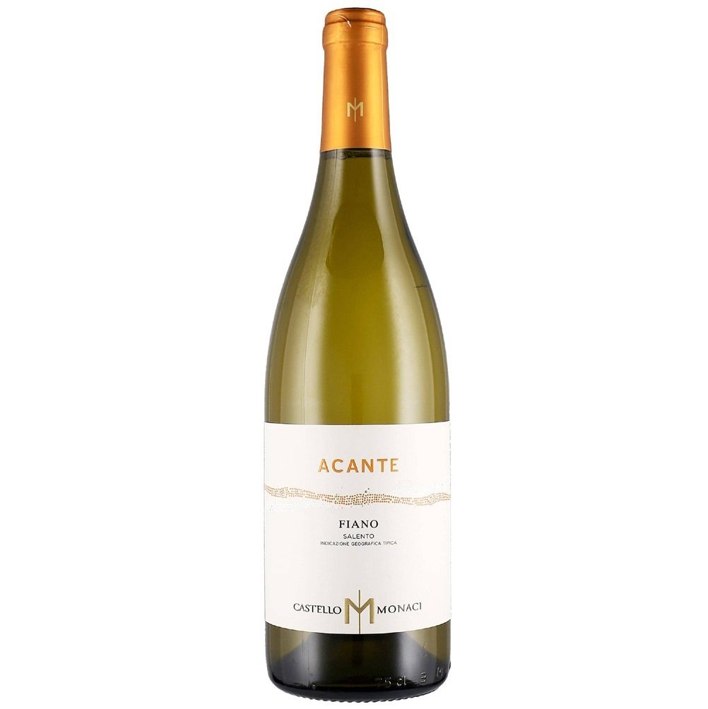Вино Castello Monaci Acante Fiano Salento, біле, сухе, 12,5%, 0,75 л (2204217900) - фото 1