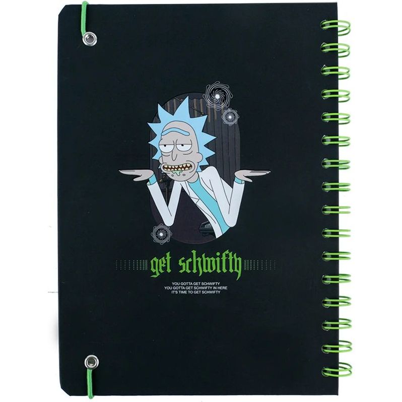 Блокнот Kite Rick and Morty A5 у клітинку 80 аркушів (RM24-190) - фото 3