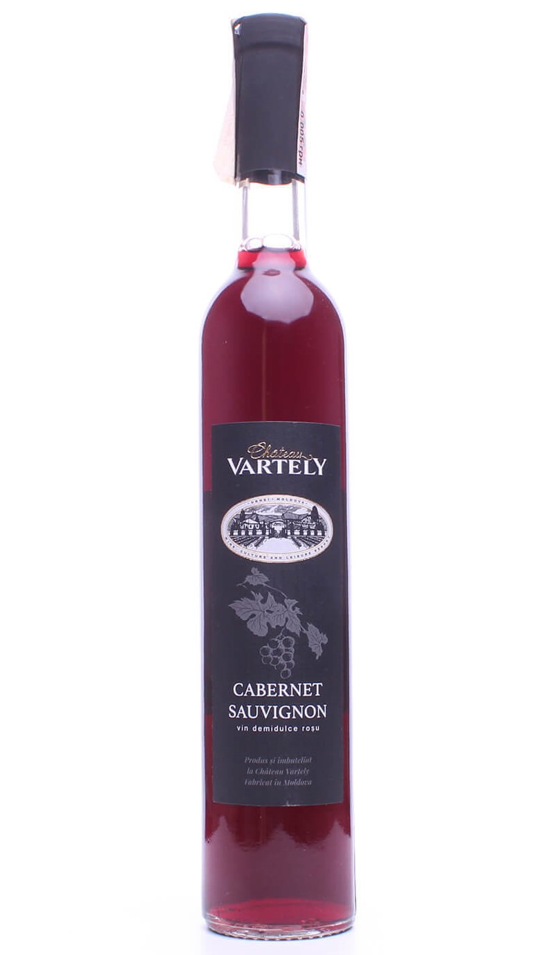 Вино Chateau Vartely Cabernet-Sauvignon полусладкое, 0,5 л, 12,5% (647245) - фото 1