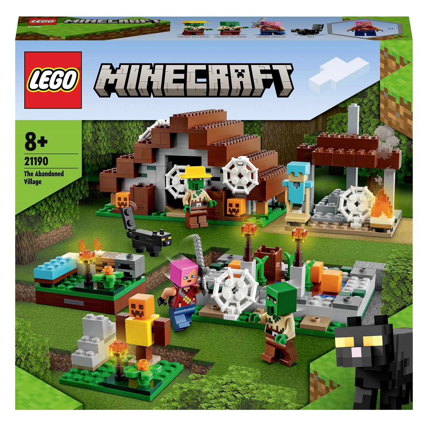 Конструктор LEGO Minecraft Заброшенная деревня, 422 детали (21190) - фото 1