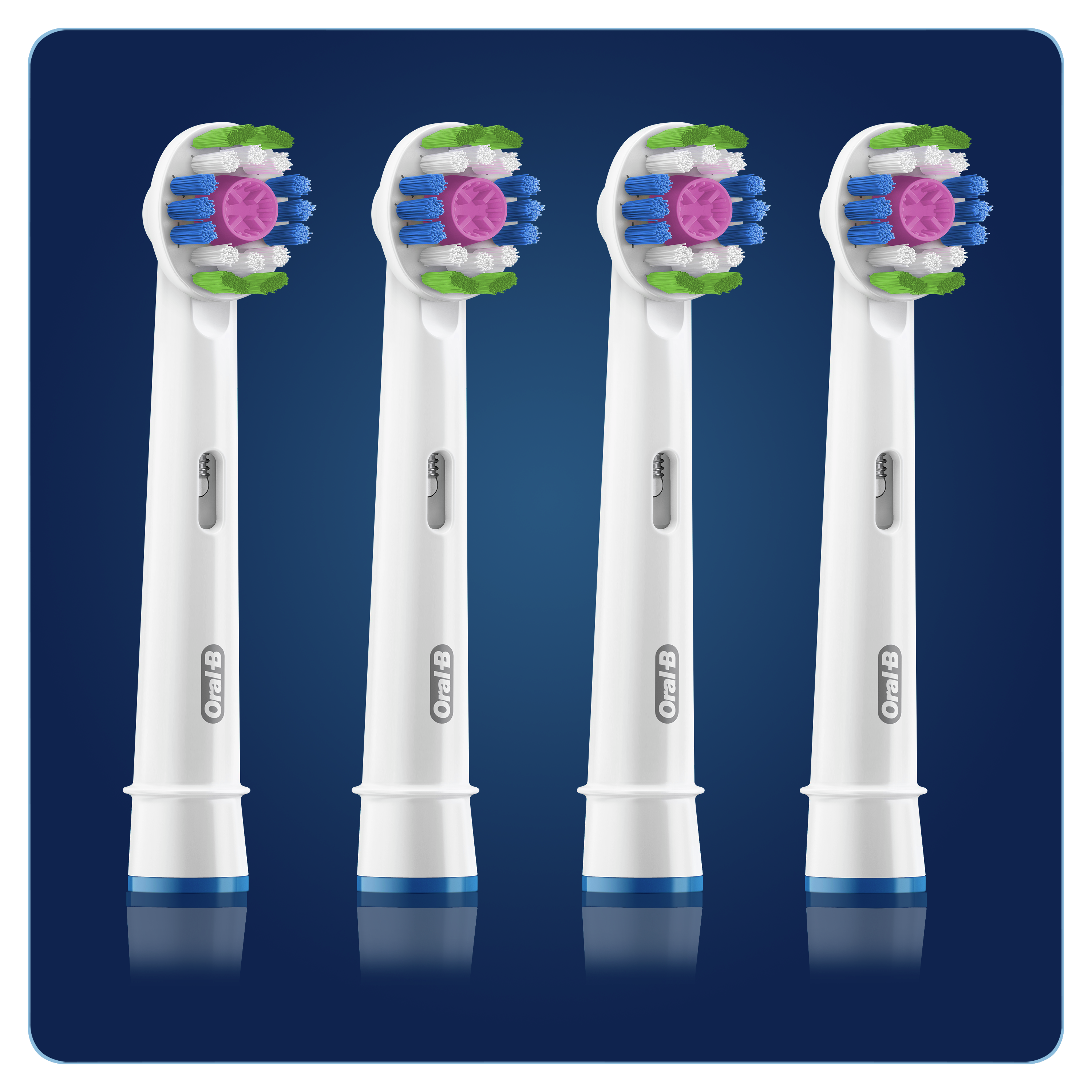 Насадки для електричної зубної щітки Oral-B 3D White CleanMaximiser, 4 шт. - фото 3