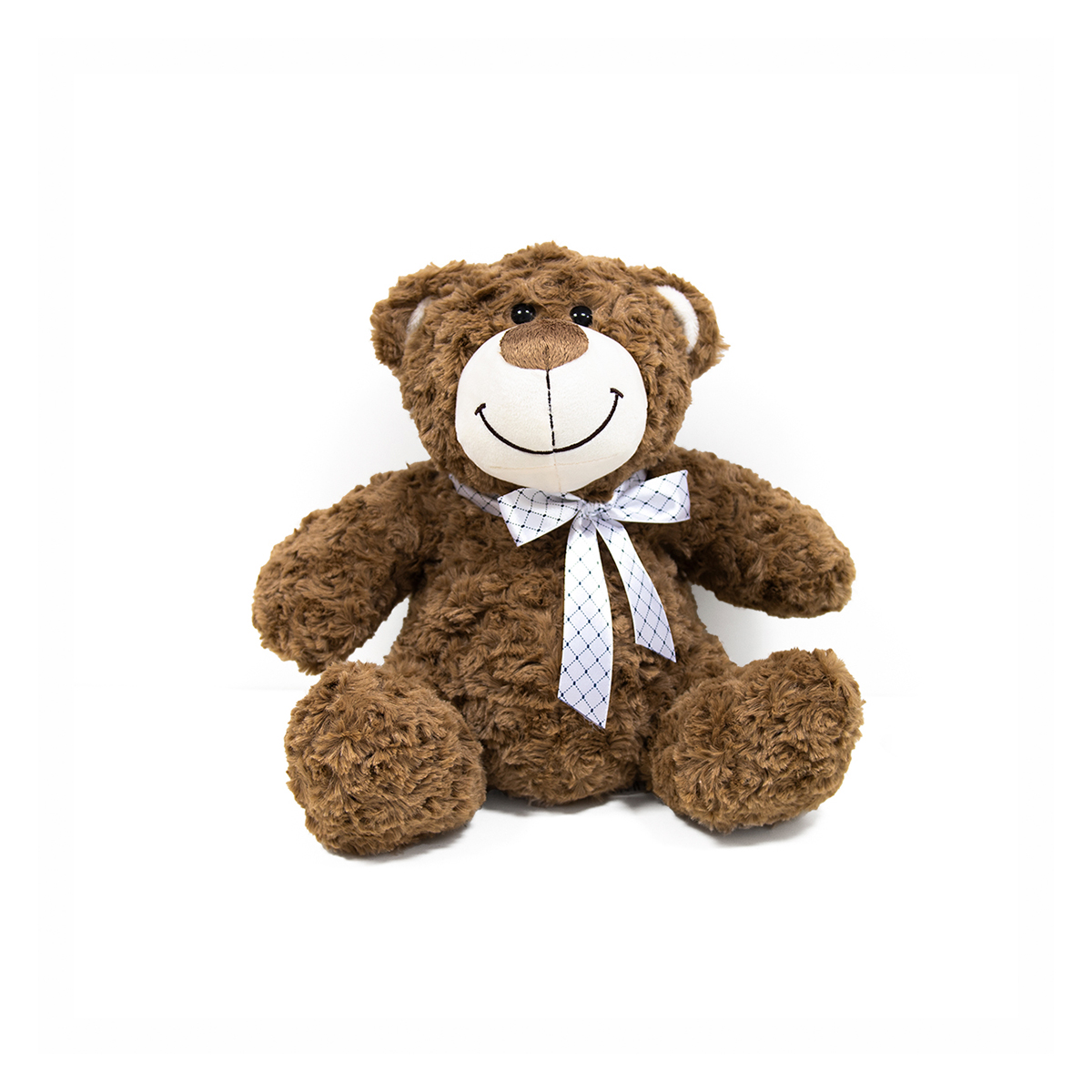 Мягкая игрушка Grand Медведь с бантом, коричневый, 27 см (2502GMT) - фото 1