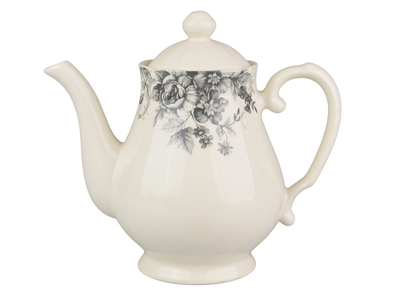 Чайник заварочный Claytan Ceramics Винтажные цветы, 1150 мл (910-111) - фото 1