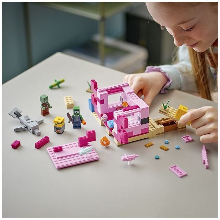 Конструктор LEGO Minecraft Будинок Аксолотля, 242 деталі (21247) - фото 9