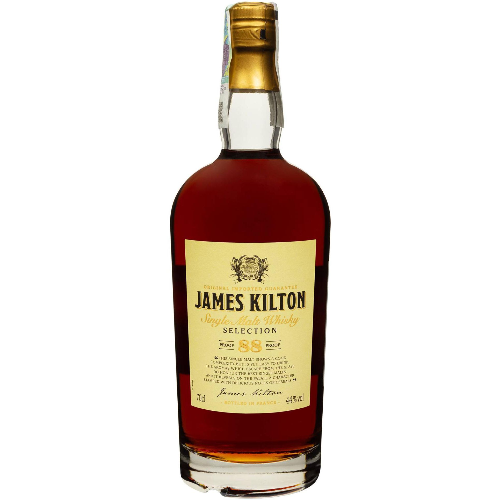 Віскі James Kilton Single Malt 44% 0.7 л - фото 1