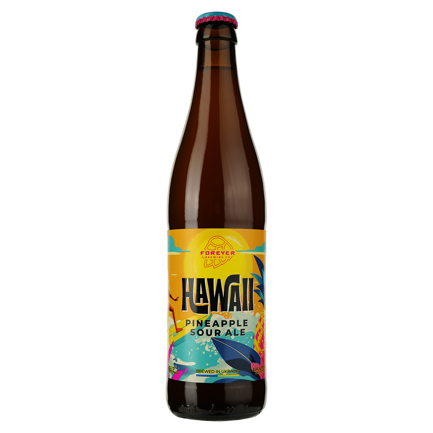 Пиво Volynski Browar Forever Hawaii світле нефільтроване 4.5% 0.5 л - фото 1