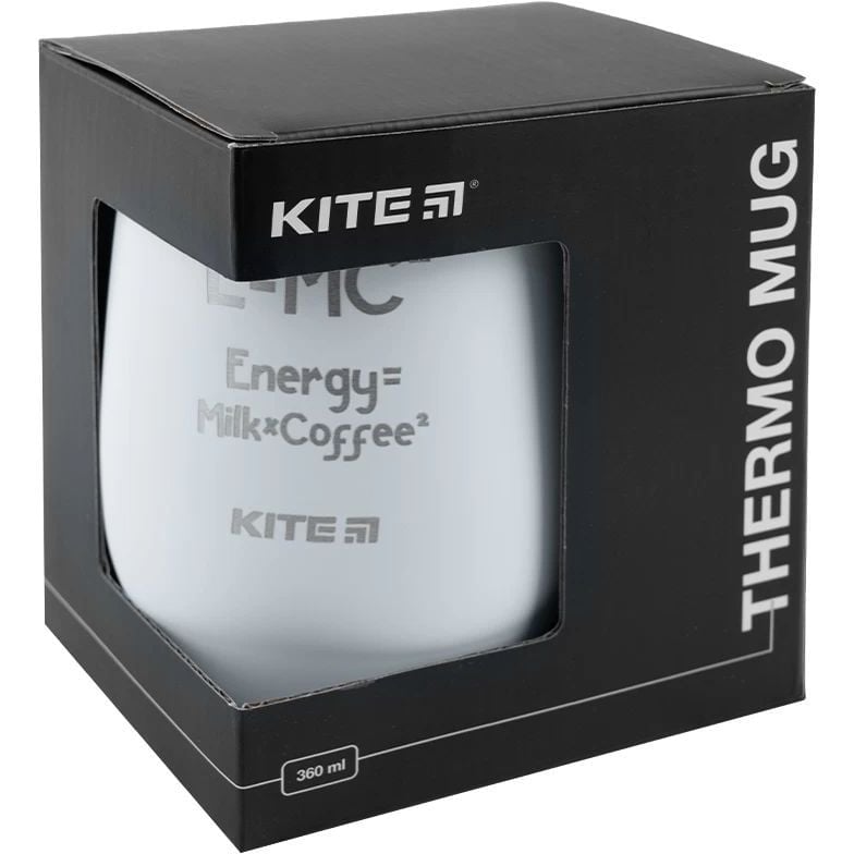 Термокружка Kite Energy Milk Coffee 360 мл біла (K22-378-03-2) - фото 5