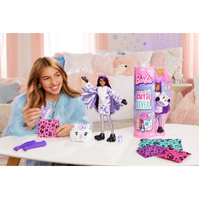 Лялька Barbie Cutie Reveal Зимовий блиск, Совеня (HJL62) - фото 8