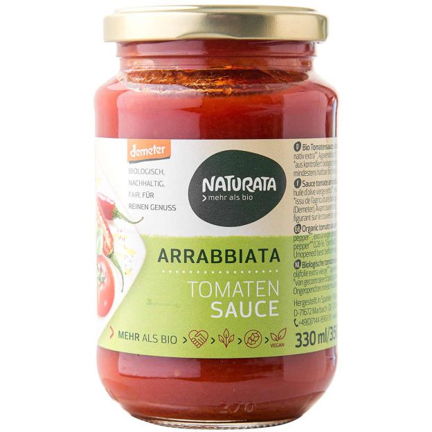 Соус Naturata Аррабіата, томатний, органічний, 350 г - фото 1