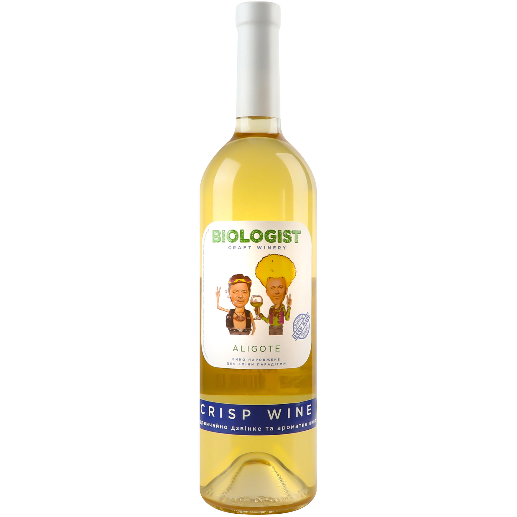 Вино Biologist Aligote Crisp Wine біле сухе 0.75 л - фото 1