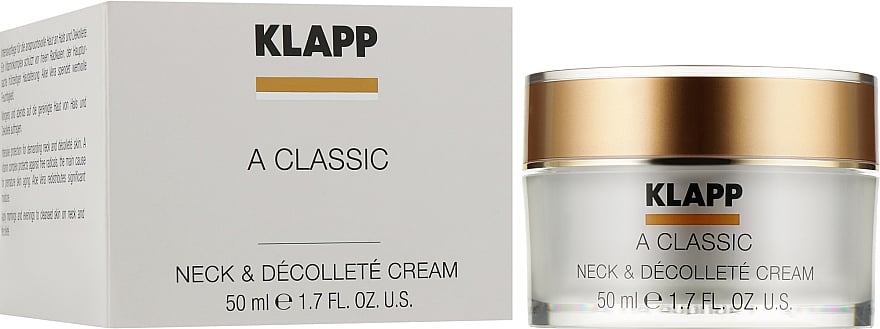 Крем для шиї та декольте Klapp A Classic Neck & Decollete Cream 50 мл - фото 2