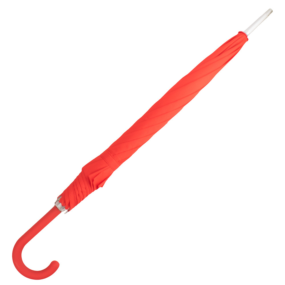 Жіноча парасолька-палиця напівавтомат Fare 104 см червона - фото 4