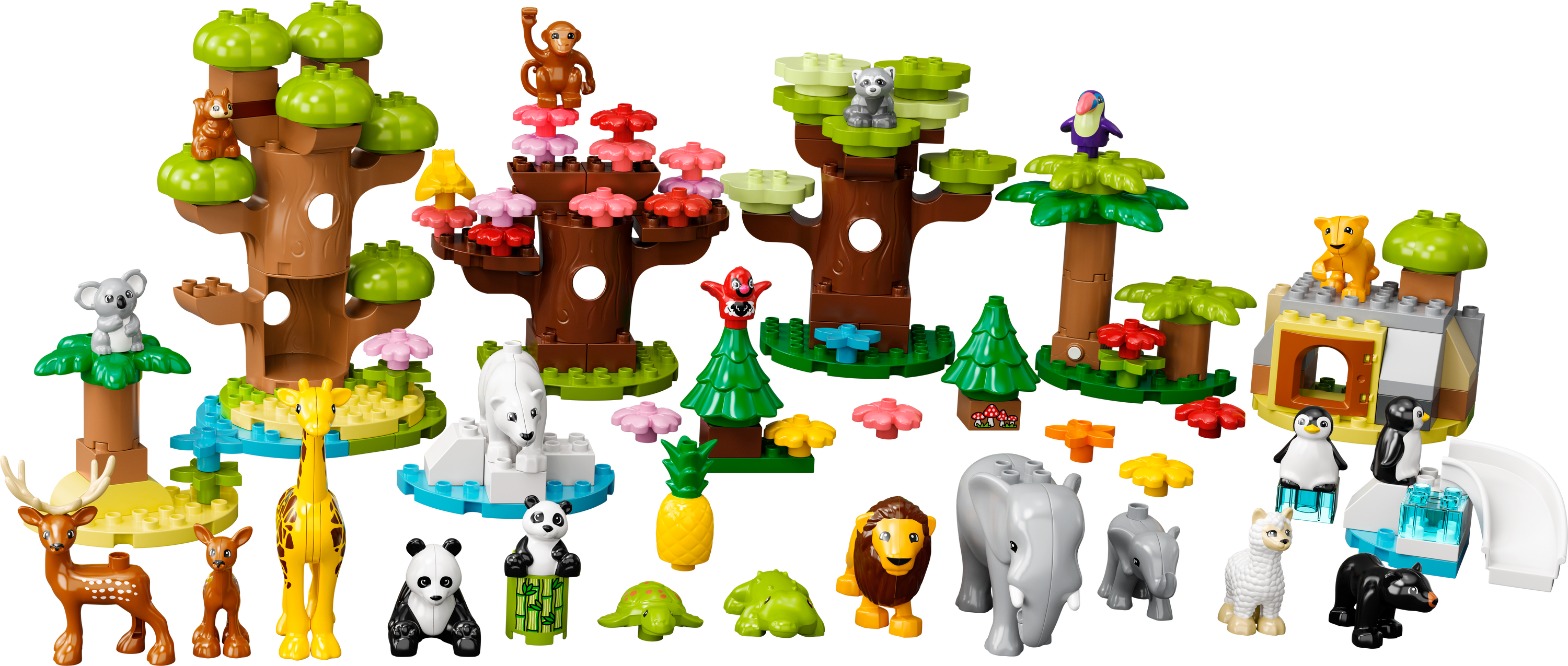 Конструктор LEGO DUPLO Дикие животные мира, 142 детали (10975) - фото 2