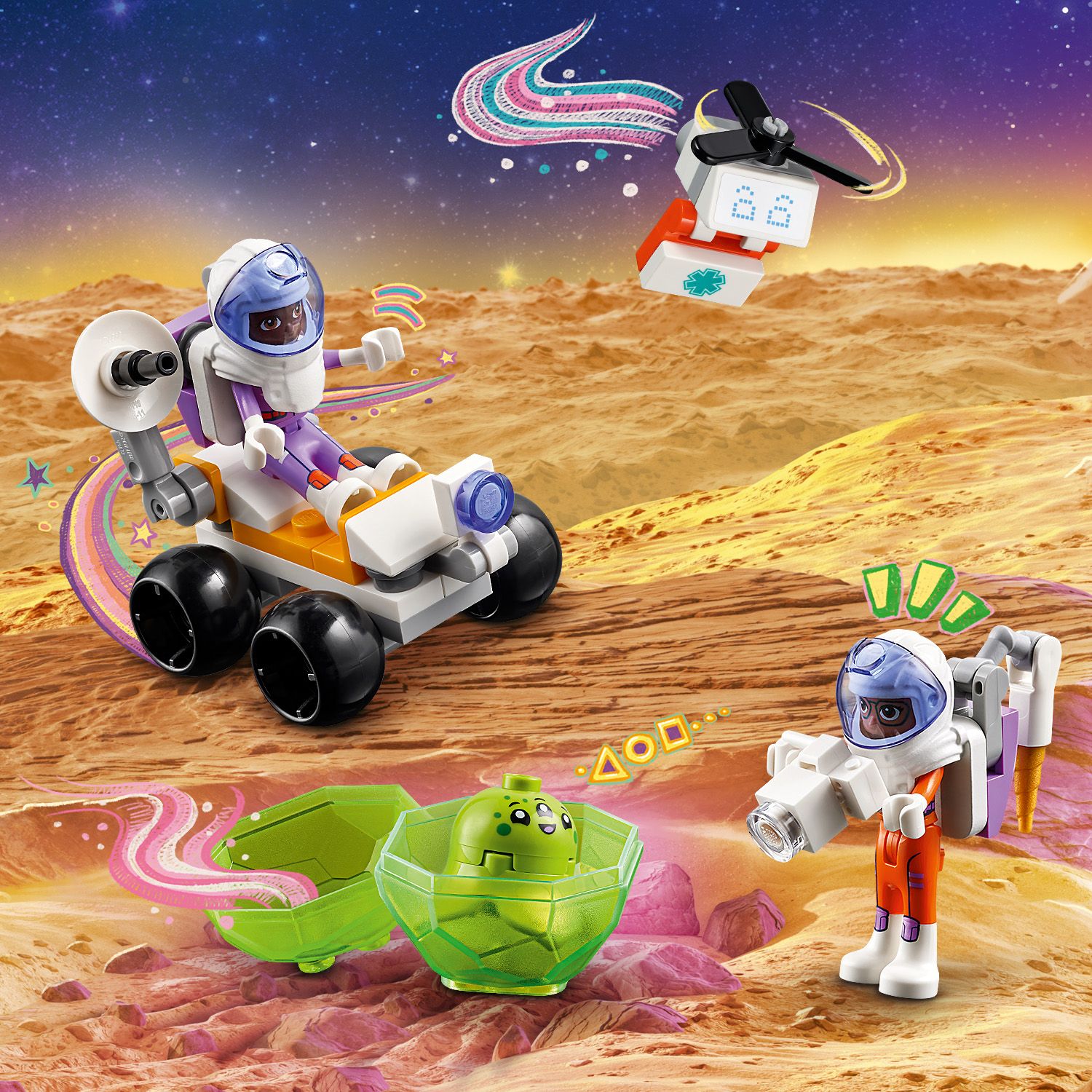 Конструктор LEGO Friends Космическая база на Марсе и ракета 981 детали (42605) - фото 7