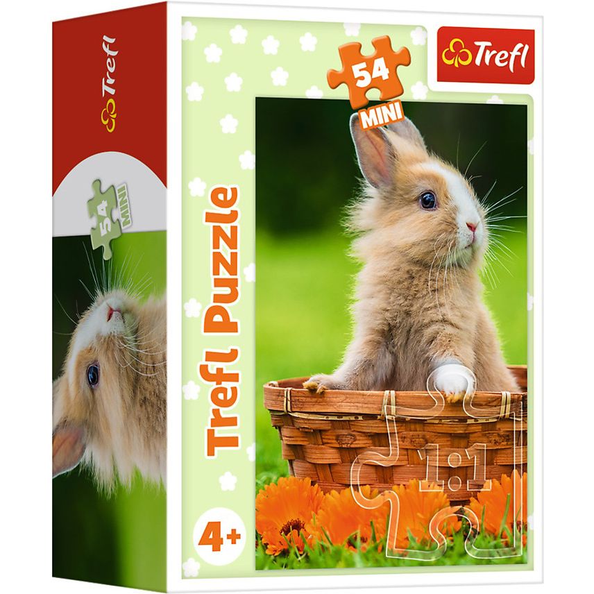 Пазли Trefl Симпатичні тварини Кролик Міні 54 елементів - фото 1