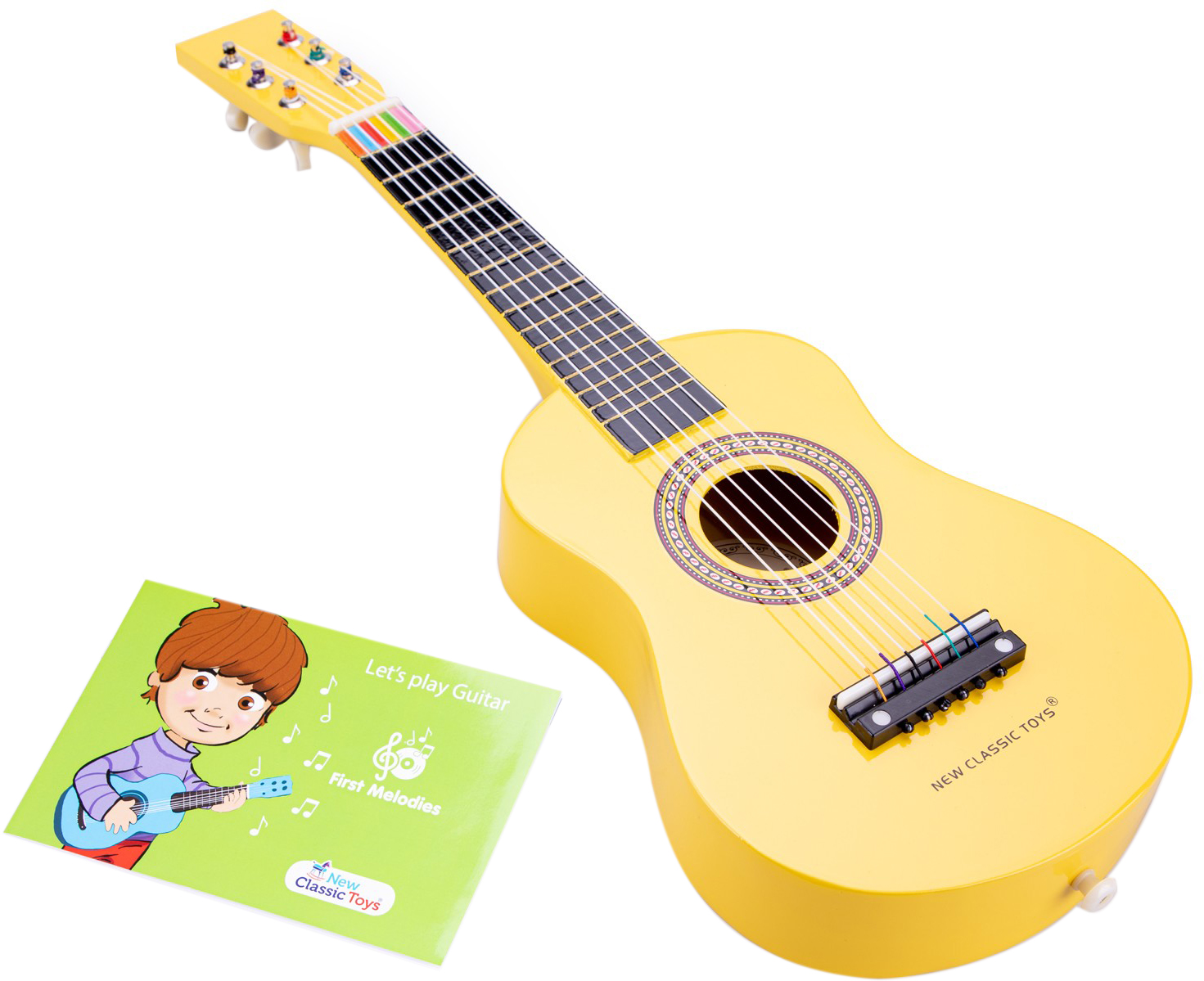 Гітара New Classic Toys жовта (10343) - фото 3