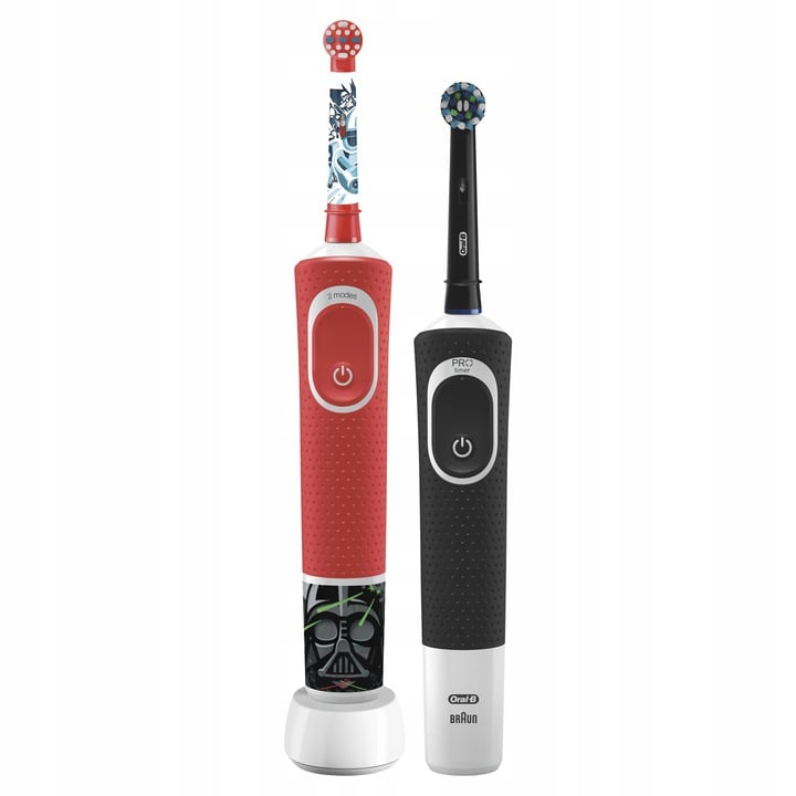 Набор электрических зубных щеток Oral-B Family Edition Vitality&Kids Звездные Войны 2 шт. - фото 2