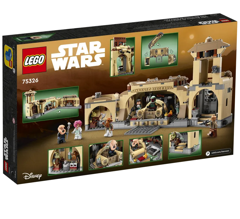 Конструктор LEGO Star Wars Тронный зал Бобы Фетта, 732 деталей (75326) - фото 3