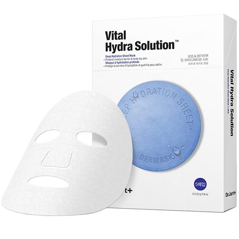 Набір для зволоження шкіри Dr.Jart+ Dermask Water Jet Vital Hydra Solution 125 г (5 шт. по 25 г) - фото 1