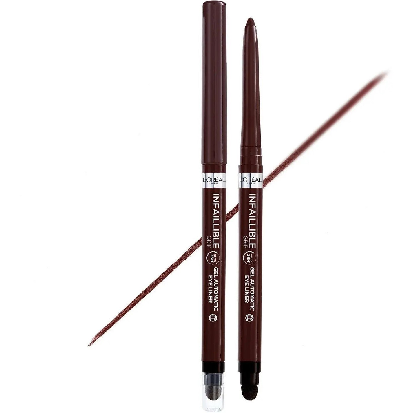 Автоматический карандаш для век L'Oreal Paris Infaillible Grip Gel Automatic Eye Liner тон 04 (Brown Denim) 1 г - фото 1