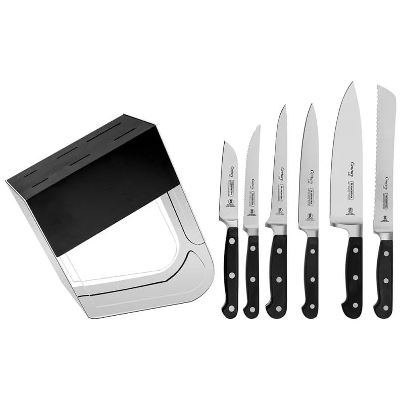 Набір ножів Tramontina Century з підставкою 6 шт. (24099/016) - фото 2