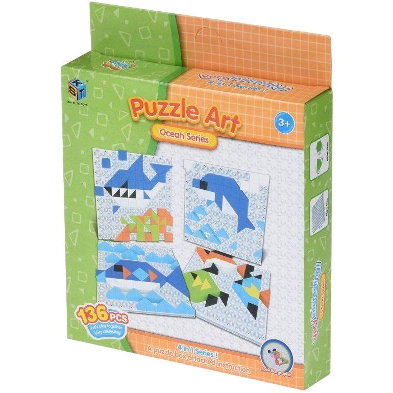 Фото - Пазли й мозаїки Same Toy Пазл-мозаїка  Puzzle Art Ocean series, 136 елементів  (5990-4Ut)