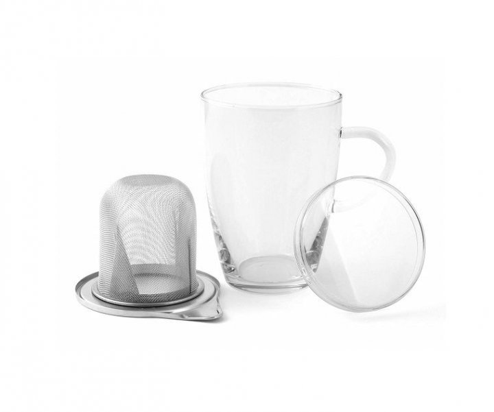 Чашка скляна Simax Tea for one з ситом, 350 мл (179) - фото 2