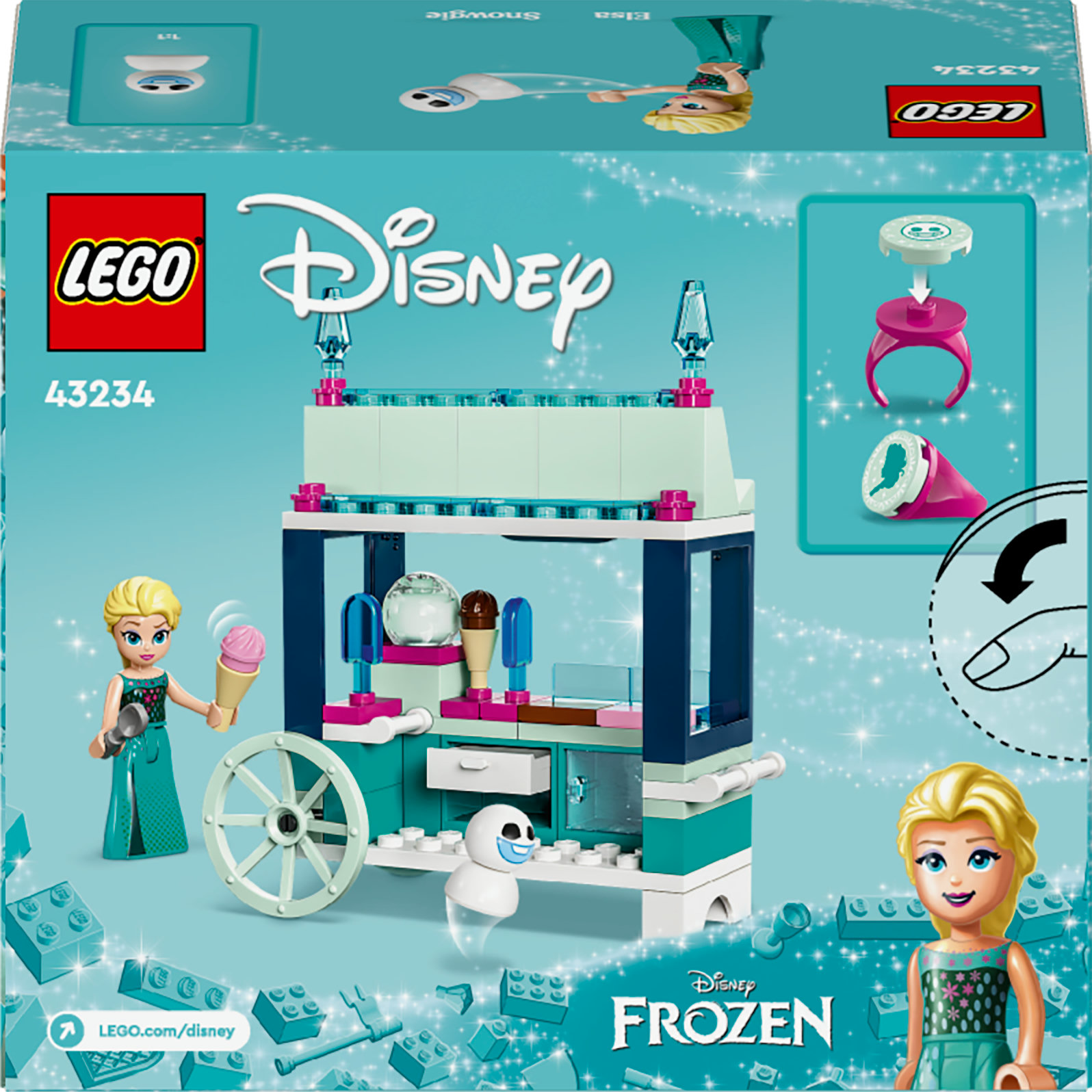 Конструктор LEGO Disney Princess Ледяное лакомство Эльзы 82 детали (43234) - фото 9