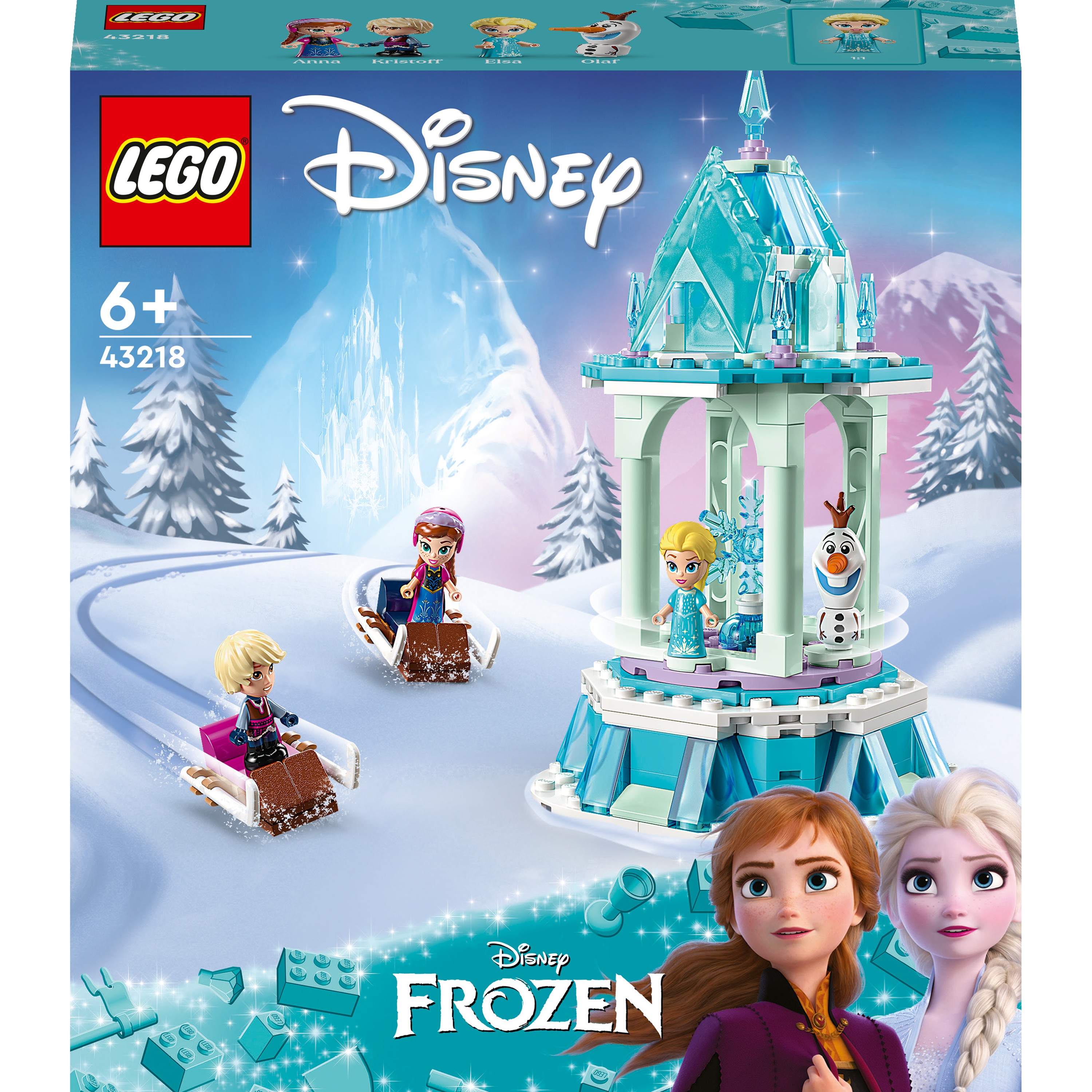 Конструктор LEGO Disney Волшебная карусель Анны и Эльзы 175 деталей (43218) - фото 1